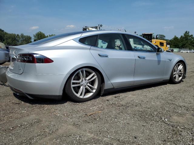 5YJSA1H16EFP38161 - 2014 TESLA MODEL S Gümüş foto 3