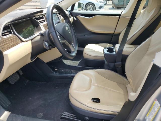 5YJSA1H16EFP38161 - 2014 TESLA MODEL S Gümüş foto 7