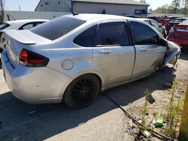 1FAHP3GN3AW115830 - 2010 FORD FOCUS SES SILVER photo 3