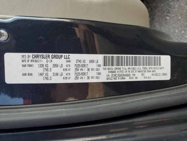 2C4RC1BGXER440609 - 2014 CHRYSLER TOWN & COU TOURING BLACK photo 14