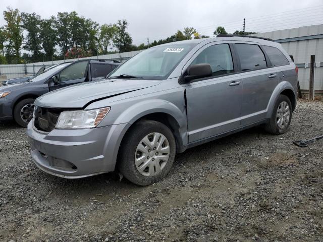 3C4PDCAB7KT858818 - 2019 DODGE JOURNEY SE SILVER photo 1