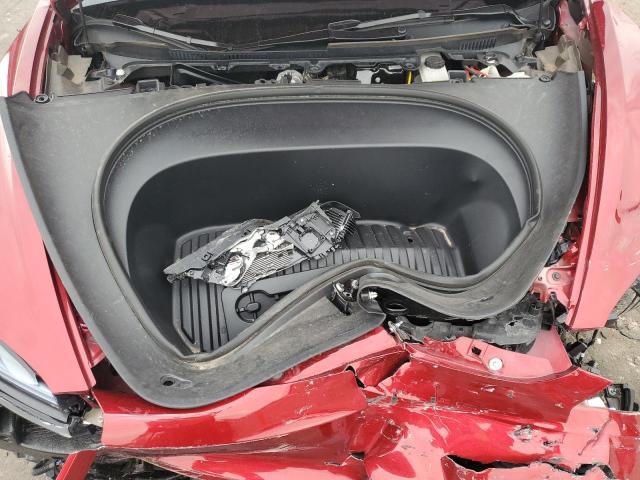 5YJ3E1ET3SF962188 - 2025 TESLA MODEL 3 წითელი ფოტო 11