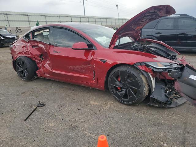 5YJ3E1ET3SF962188 - 2025 TESLA MODEL 3 წითელი ფოტო 4