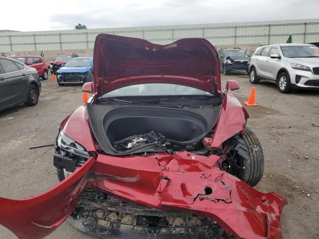 5YJ3E1ET3SF962188 - 2025 TESLA MODEL 3 წითელი ფოტო 5