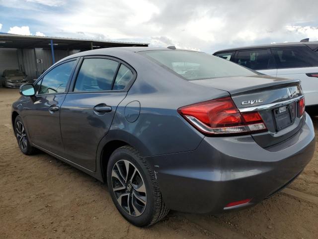 19XFB2F9XDE221527 - 2013 HONDA CIVIC EXL GRAY photo 2