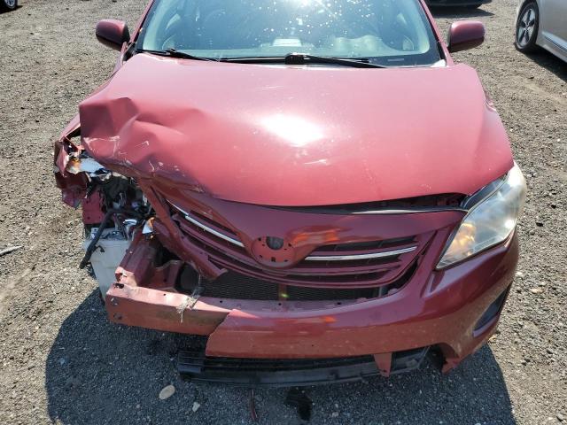5YFBU4EE7DP092387 - 2013 TOYOTA COROLLA BASE RED photo 11