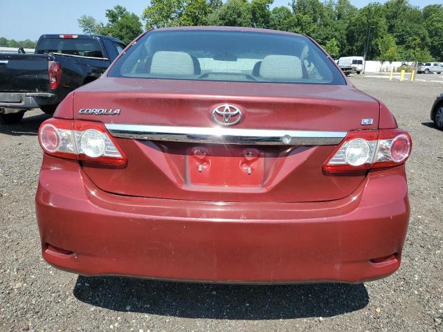 5YFBU4EE7DP092387 - 2013 TOYOTA COROLLA BASE RED photo 6
