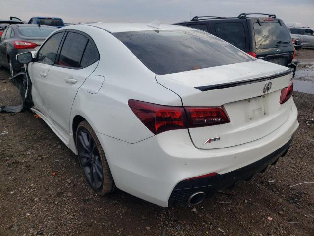 19UUB2F67JA008659 - 2018 ACURA TLX TECH+A WHITE photo 3