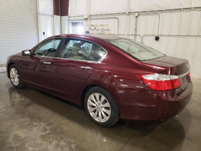 1HGCR2F75FA103566 - 2015 HONDA ACCORD EX MAROON photo 2