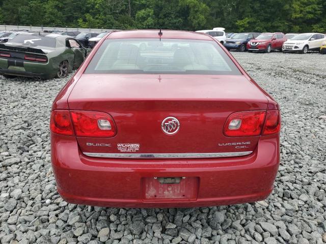 1G4HD57208U186800 - 2008 BUICK LUCERNE CXL RED photo 6