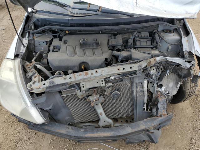 3N1BC1CPXBL400896 - 2011 NISSAN VERSA S SILVER photo 11