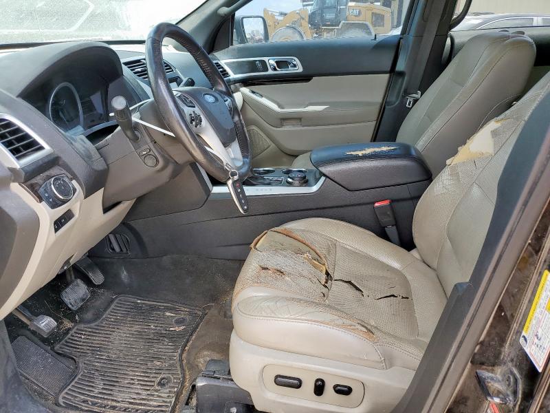 1FM5K8F85EGB57139 - 2014 FORD EXPLORER LIMITED BLACK photo 7