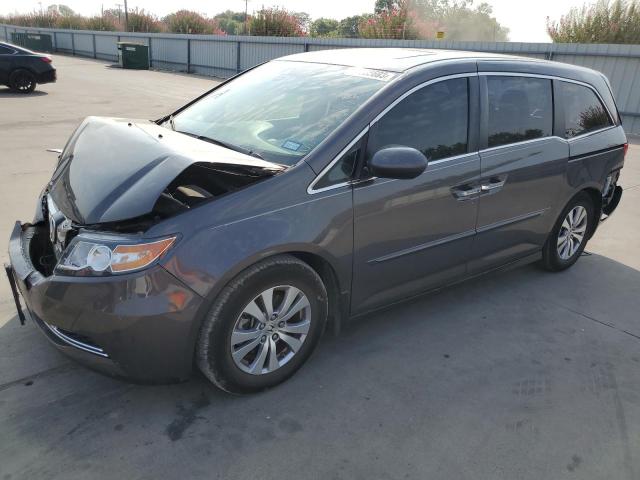 5FNRL5H6XEB093851 - 2014 HONDA ODYSSEY EXL GRAY photo 1
