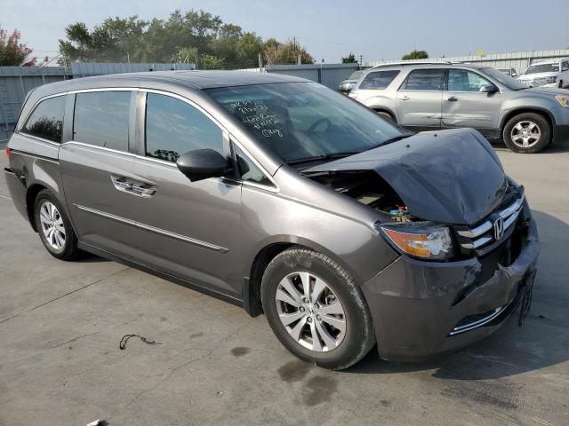 5FNRL5H6XEB093851 - 2014 HONDA ODYSSEY EXL GRAY photo 4
