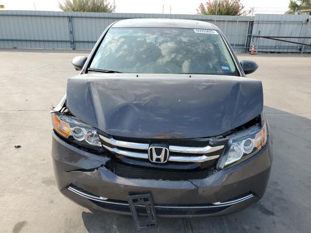 5FNRL5H6XEB093851 - 2014 HONDA ODYSSEY EXL GRAY photo 5