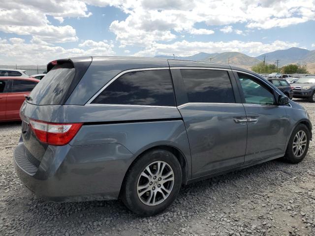 5FNRL5H46BB060162 - 2011 HONDA ODYSSEY EX GRAY photo 3