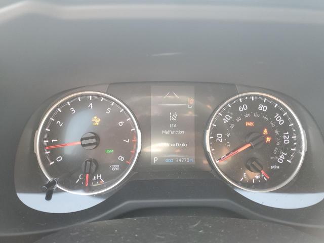 2T3K1RFV8NW230191 - 2022 TOYOTA RAV4 LE GRAY photo 9