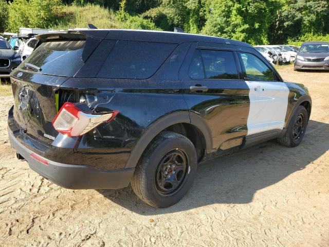 1FM5K8AB1MGA18336 - 2021 FORD EXPLORER POLICE INTERCEPTOR BLACK photo 3