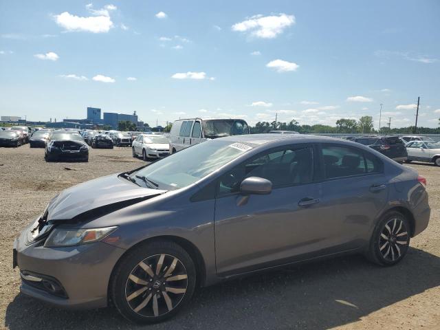 19XFB2F92EE055702 - 2014 HONDA CIVIC EXL 灰色 照片 1