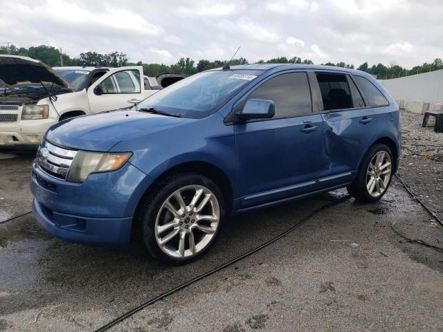 2FMDK30C09BA70192 - 2009 FORD EDGE SPORT BLUE photo 1