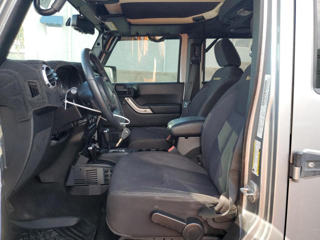 1C4HJWEG3DL559572 - 2013 JEEP WRANGLER U SAHARA ვერცხლისფერი ფოტო 7