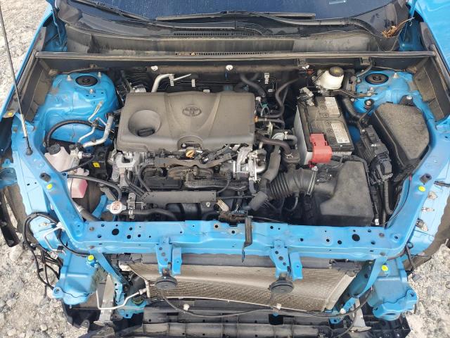 2T3F1RFV8MW248352 - 2021 TOYOTA RAV4 LE BLUE photo 12