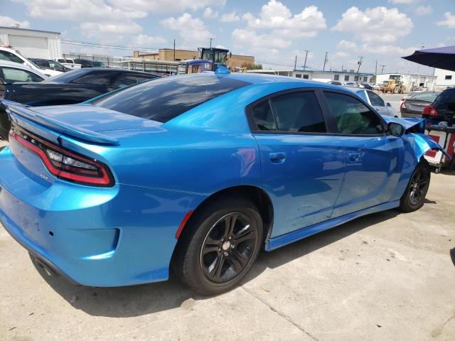 2C3CDXHG3KH522619 - 2019 DODGE CHARGER GT BLUE photo 3