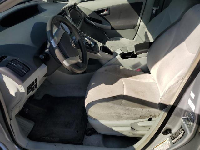 JTDKN3DU1B5341261 - 2011 TOYOTA PRIUS SILVER photo 7