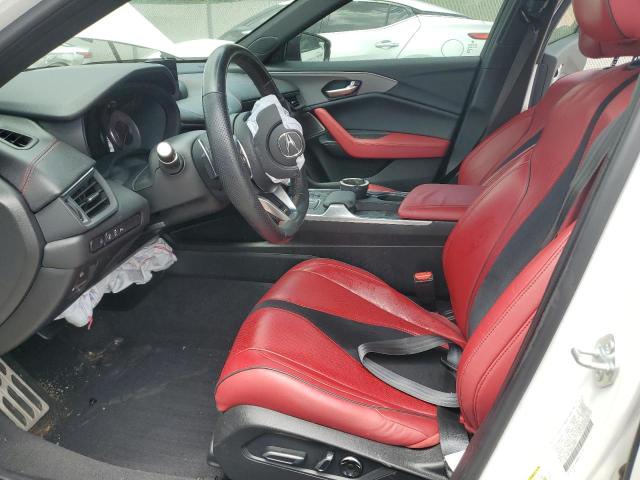 19UUB6F58MA008057 - 2021 ACURA TLX TECH A WHITE photo 7