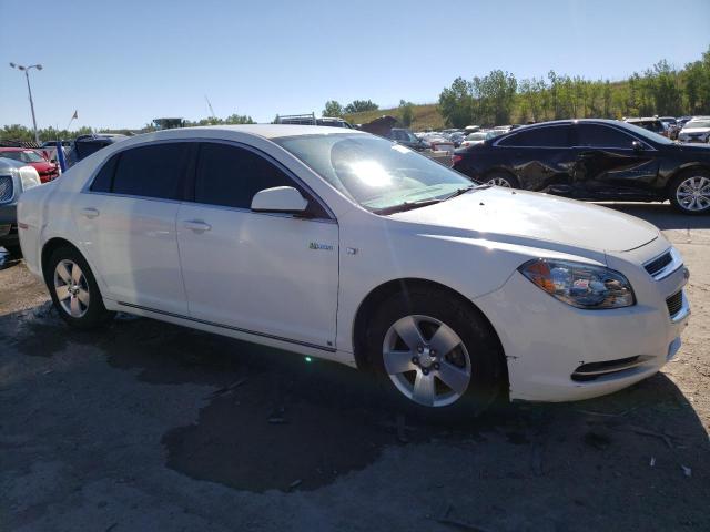 1G1ZF57508F282260 - 2008 CHEVROLET MALIBU HYBRID WHITE photo 4