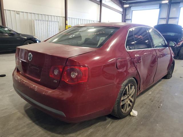 3VWRF81K46M642079 - 2006 VOLKSWAGEN JETTA 2.5 BURGUNDY photo 4