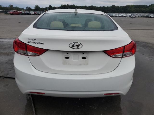 5NPDH4AE7DH454931 - 2013 HYUNDAI ELANTRA GLS WHITE photo 6