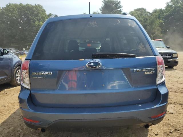 JF2SH6BC1AH785595 - 2010 SUBARU FORESTER XS BLUE photo 6