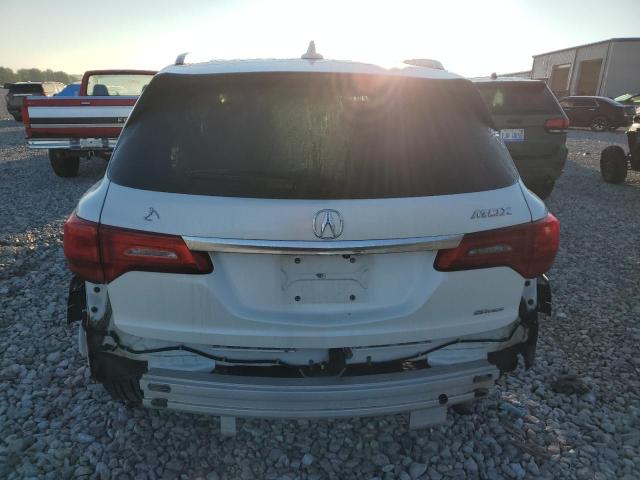 5FRYD4H93GB018634 - 2016 ACURA MDX ADVANCE WHITE photo 6