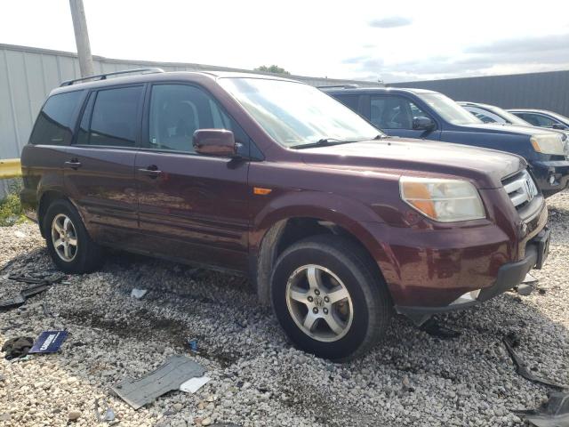 5FNYF184X7B010027 - 2007 HONDA PILOT EX MAROON photo 4