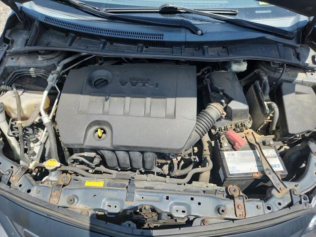 2T1BU4EE0CC882743 - 2012 TOYOTA COROLLA BASE Մոխրագույն լուսանկար 11