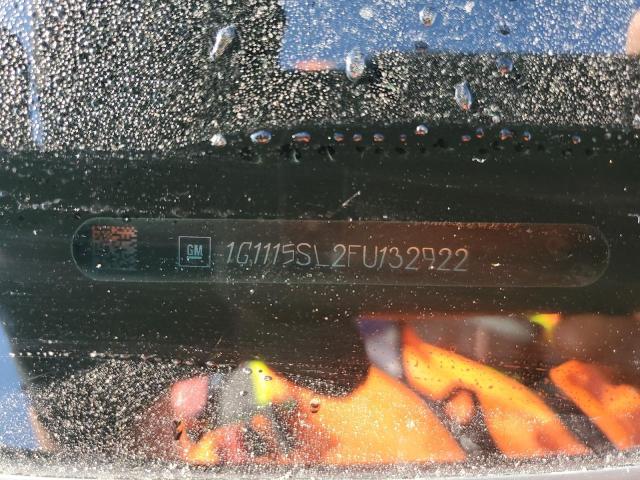 1G1115SL2FU132922 - 2015 CHEVROLET IMPALA LT GRAY photo 12