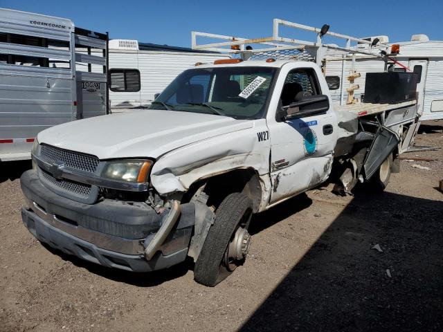 1GBJC34143E176058 - 2003 CHEVROLET SILVERADO C3500 WHITE photo 1