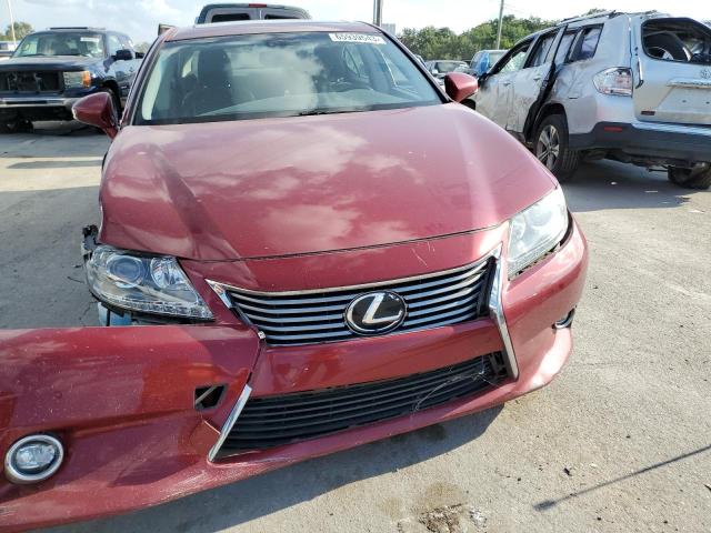 JTHBK1GGXE2149098 - 2014 LEXUS ES 350 BURGUNDY photo 5