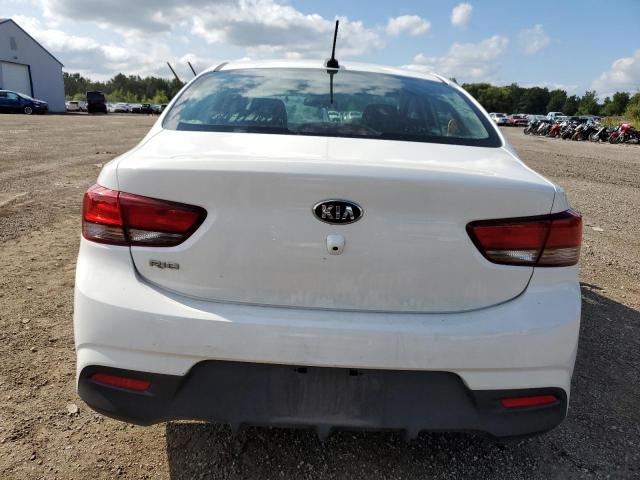 3KPA24AD3LE339113 - 2020 KIA RIO LX WHITE photo 6