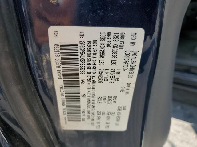 2A8GP54LX6R663238 - 2006 CHRYSLER TOWN & COU TOURING 蓝色 照片 13