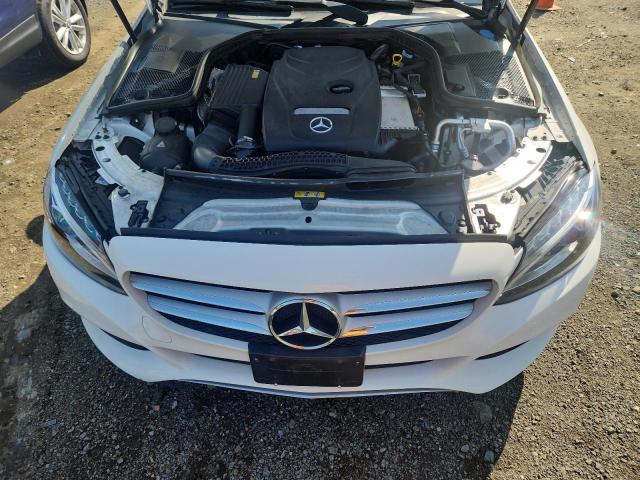 55SWF4KB8HU233523 - 2017 MERCEDES-BENZ C 300 4MATIC WHITE photo 11