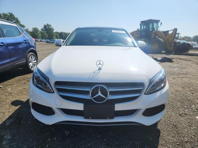 55SWF4KB8HU233523 - 2017 MERCEDES-BENZ C 300 4MATIC WHITE photo 5
