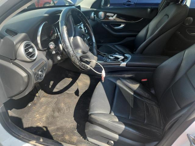 55SWF4KB8HU233523 - 2017 MERCEDES-BENZ C 300 4MATIC WHITE photo 7