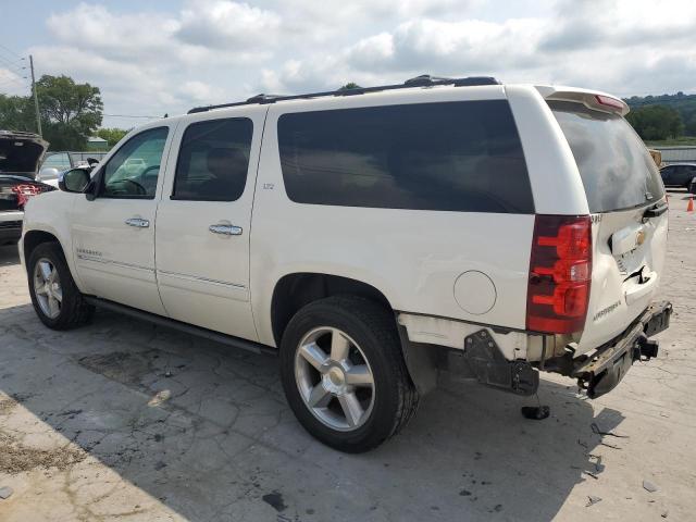 1GNSCKE07ER136771 - 2014 CHEVROLET SUBURBAN C1500 LTZ WHITE photo 2