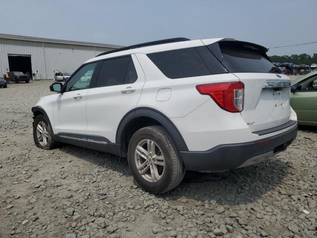 1FMSK8DH4MGA66433 - 2021 FORD EXPLORER XLT WHITE photo 2