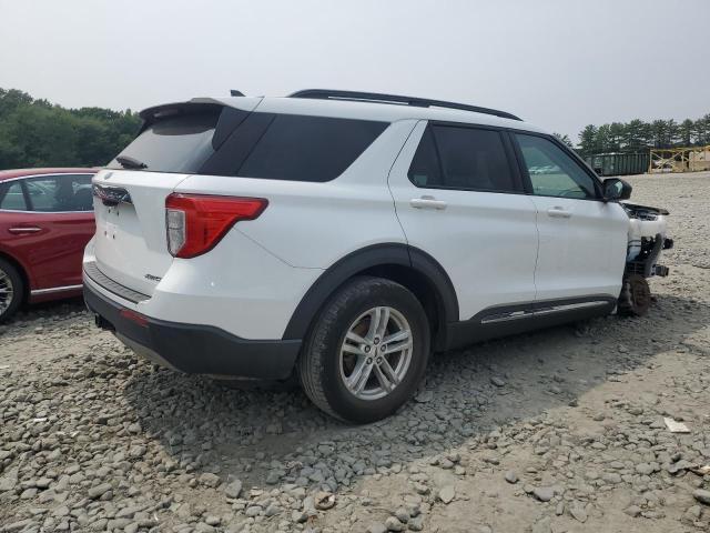 1FMSK8DH4MGA66433 - 2021 FORD EXPLORER XLT WHITE photo 3
