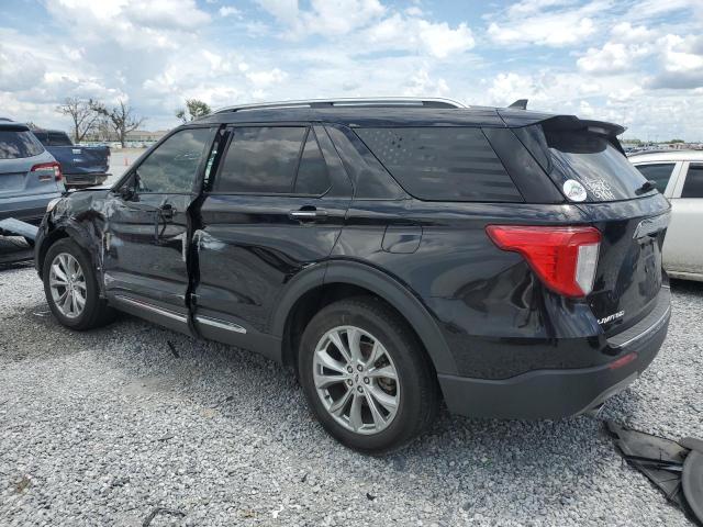 1FMSK7FH7MGA63906 - 2021 FORD EXPLORER LIMITED შავი ფოტო 2