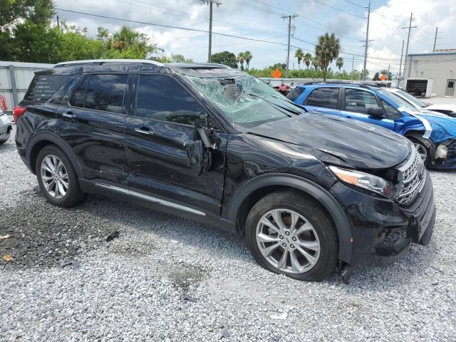 1FMSK7FH7MGA63906 - 2021 FORD EXPLORER LIMITED შავი ფოტო 4