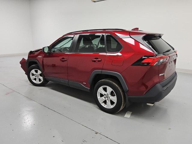 4T3LWRFV4MU038190 - 2021 TOYOTA RAV4 LE წითელი ფოტო 2